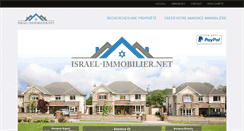 Desktop Screenshot of israel-immobilier.net