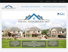 Tablet Screenshot of israel-immobilier.net